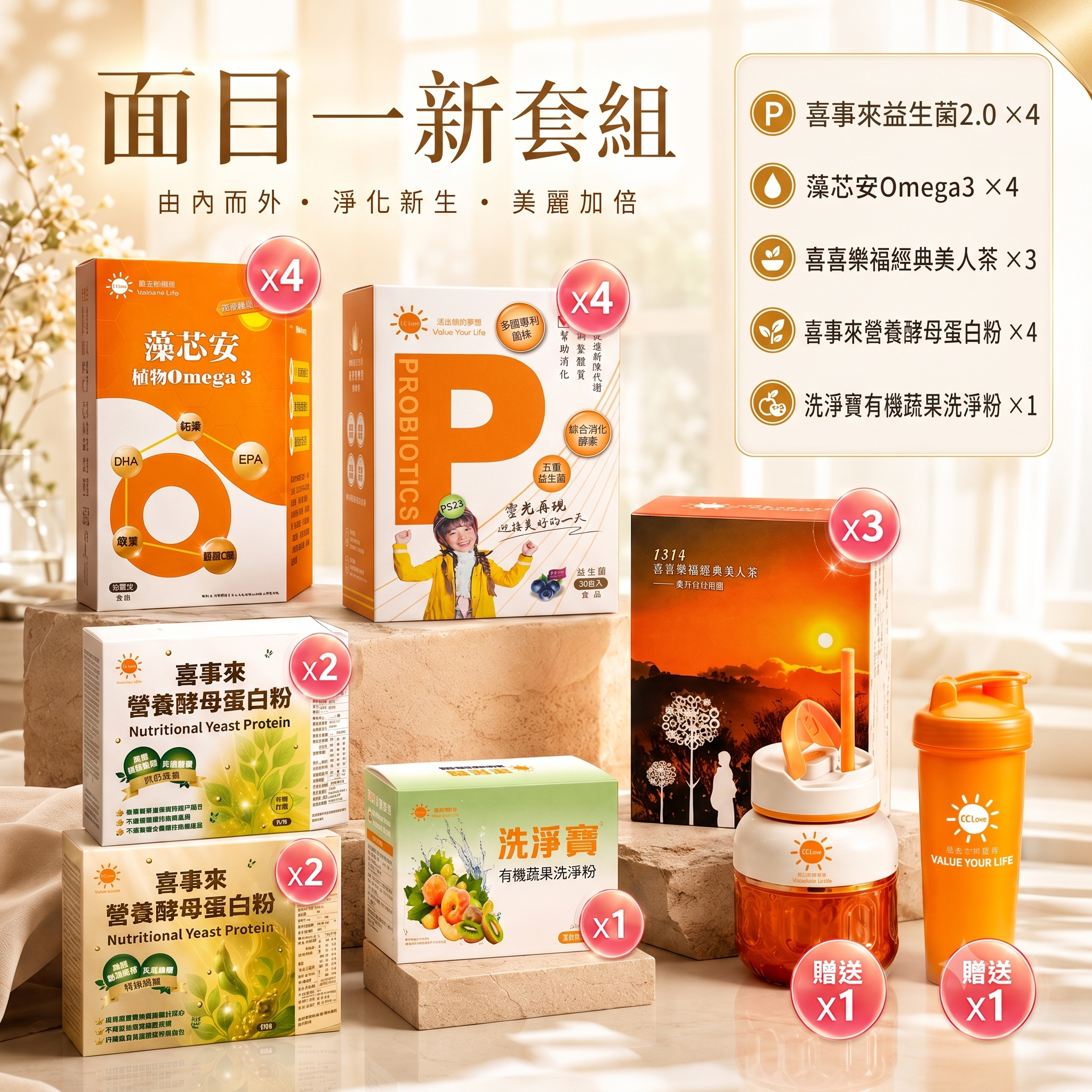面目一新套組