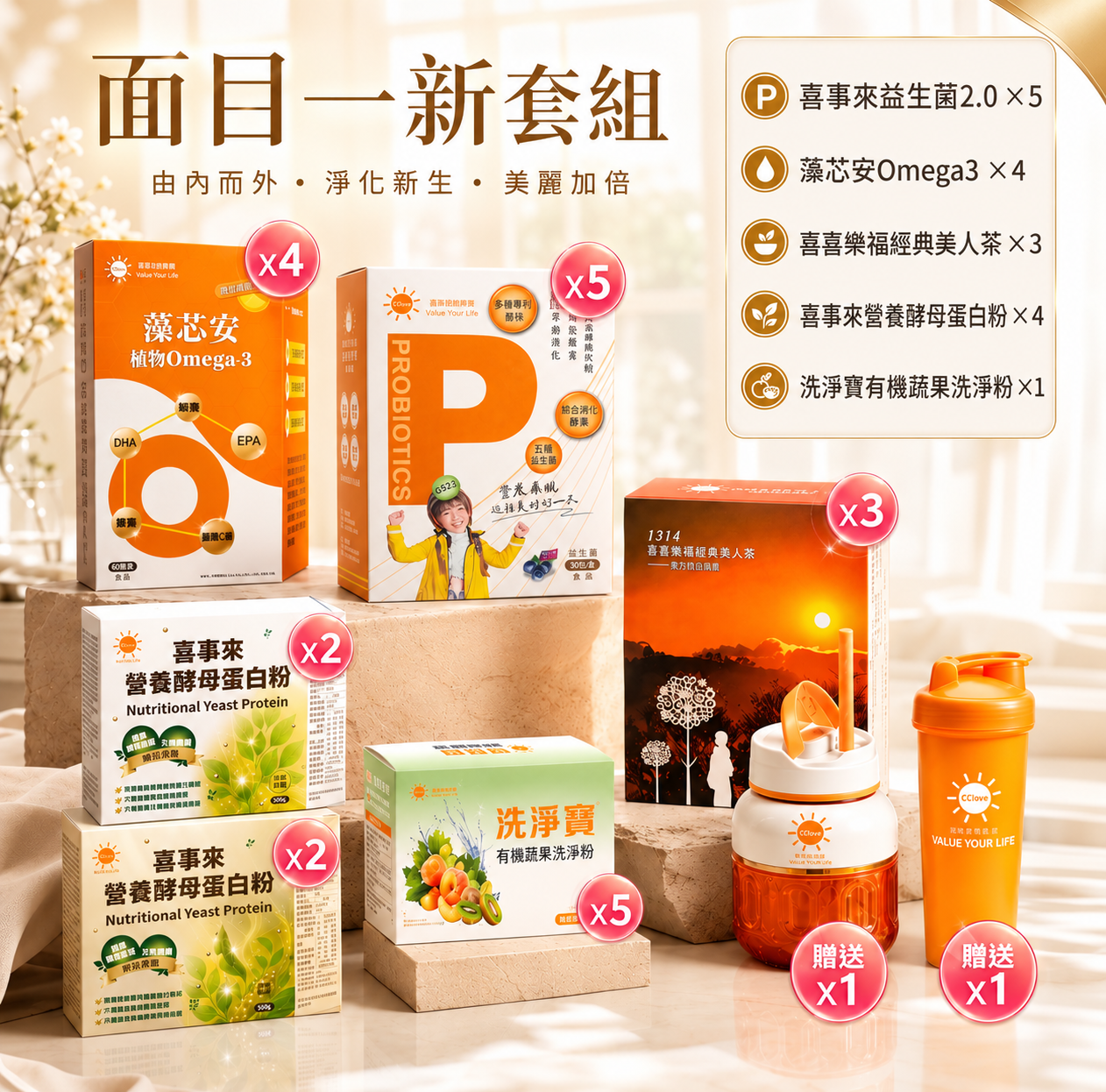 面目一新套組